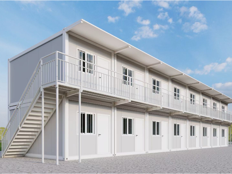 Zweistöckiges erdbebensicheres Containerhaus für das Erdbeben in Myanmar im Jahr 2025