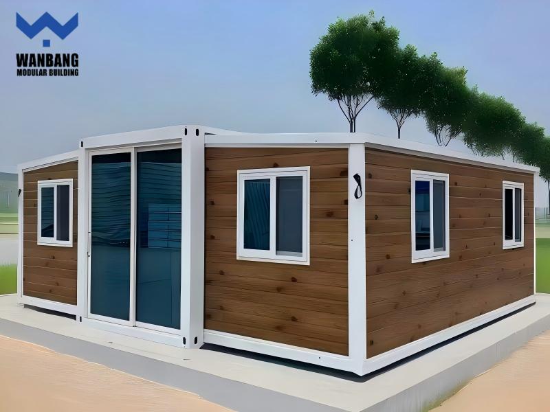 High-Capacity 20ft Dual-Wing Expandable Container House with 37.87m² Post-Expansion Area